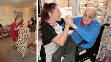 Armley care home Residents celebrate in style at fab-yule-ous Christmas Party